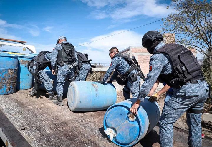 Secretaría de Seguridad Pública de Hidalgo rebasa  el millón de litros de hidrocarburo recuperados