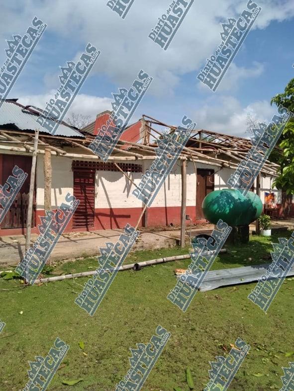En Tantoyuca: Contabilizaron viviendas afectadas por tornado 