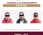 Con videovigilancia, ASEH detiene a tres sujetos relacionados con robo en Ajacuba