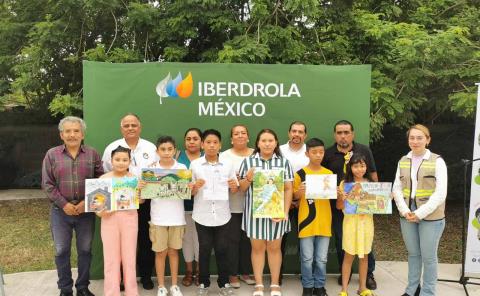 Premia IBERDROLA a ganadores de Dibujo Infantil y Juvenil en la Huasteca Sur
