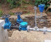Instalaron sistema de distribución de agua  en Milcahual