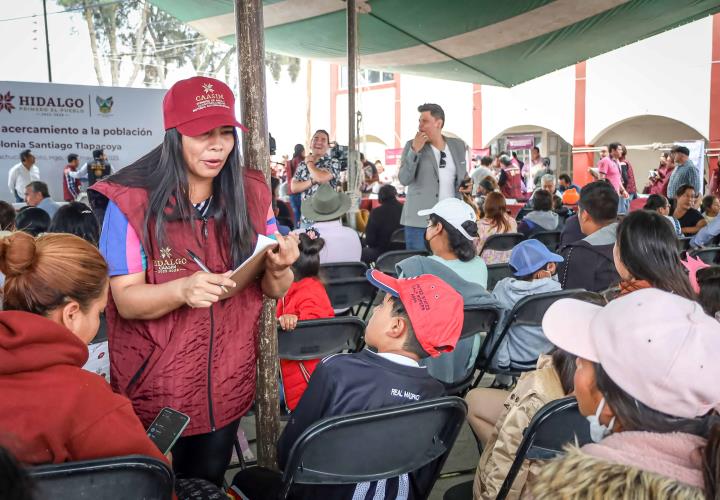 Nuestras peticiones son escuchadas y tienen respuesta en Santiago Tlapacoya: pobladores