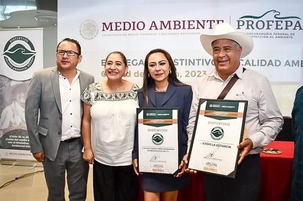 "Hidalgo recibe dos distintivos de Calidad Ambiental México