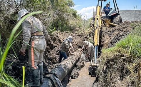 Caasim concluyó la reparación de la infraestructura hidráulica ubicada en Mineral de la Reforma