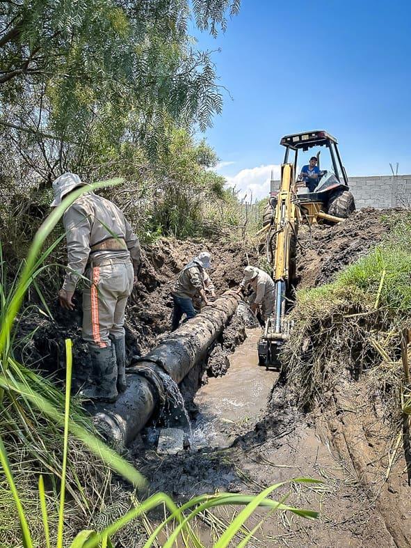 Caasim concluyó la reparación de la infraestructura hidráulica ubicada en Mineral de la Reforma
