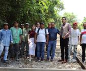 Autoridades supervisaron las obras en Xochiatipan