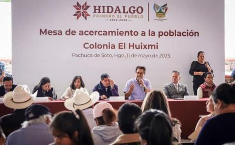 Con soluciones inmediatas, el gobierno de Hidalgo responde a los habitantes del Huixmí