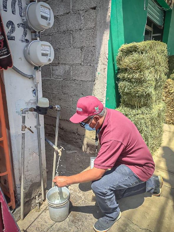 La Jurisdicción Sanitaria de Pachuca realizó acciones de saneamiento básico en establecimientos
