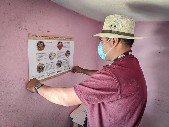 La Jurisdicción Sanitaria de Pachuca realizó acciones de saneamiento básico en establecimientos