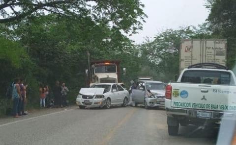 Choque en la México-Laredo