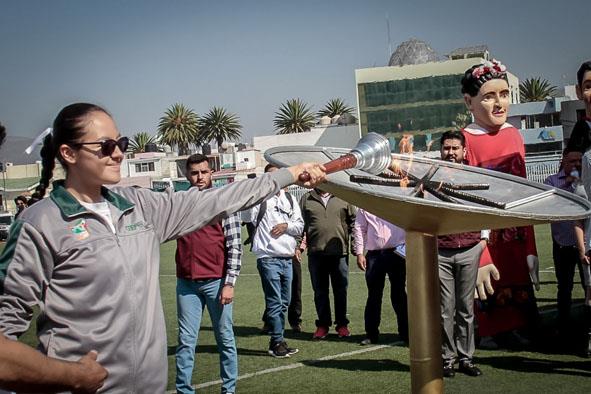 Natividad Castrejón inauguró Primer Encuentro Estatal Deportivo y Cultural de Educación Media Superior 2023