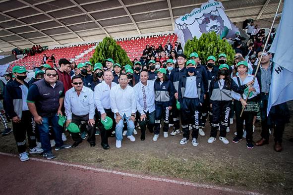 Natividad Castrejón inauguró Primer Encuentro Estatal Deportivo y Cultural de Educación Media Superior 2023