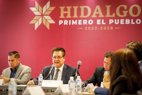 Sesiona Secretaría de Gobierno con integrantes del Sistemas de Búsqueda de Personas Hidalgo