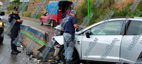 Familia se accidentó