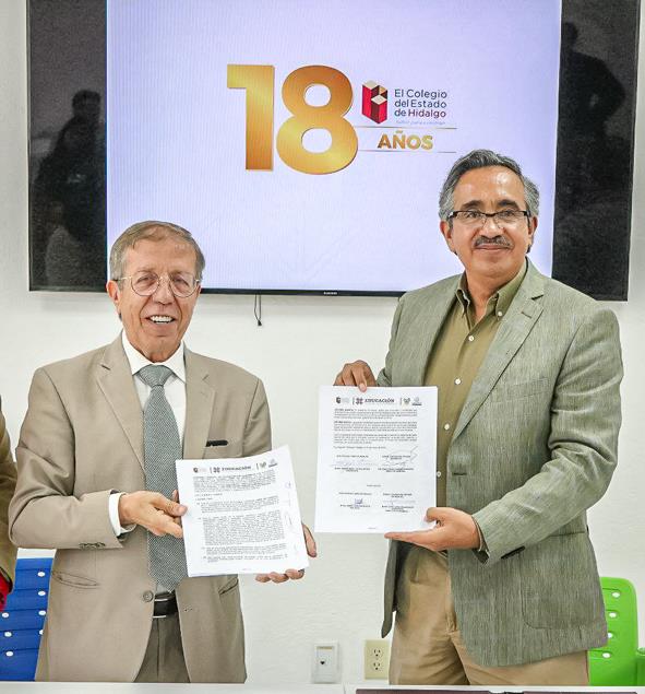 CEH firma convenio de colaboración con el Colegio Libre de Hidalgo