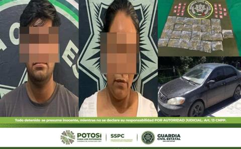 Cayó pareja de "narcos"