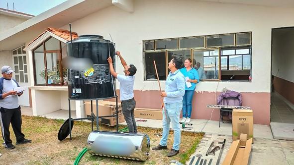 Organizaron curso para la instalación de Calentadores Solares de Agua en casa habitación