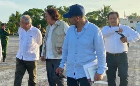 Supervisó Obrador avances del Tren Maya y Aeropuerto de Tulum