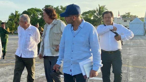 Supervisó Obrador avances del Tren Maya y Aeropuerto de Tulum