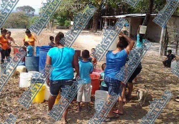 Cinco comunidades carecen de agua