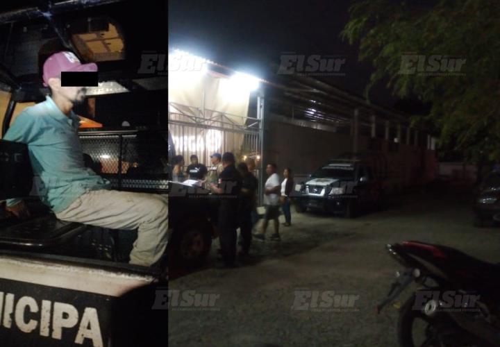 Someten vecinos a ladrón en Zacatipán; lo entregan a la poli