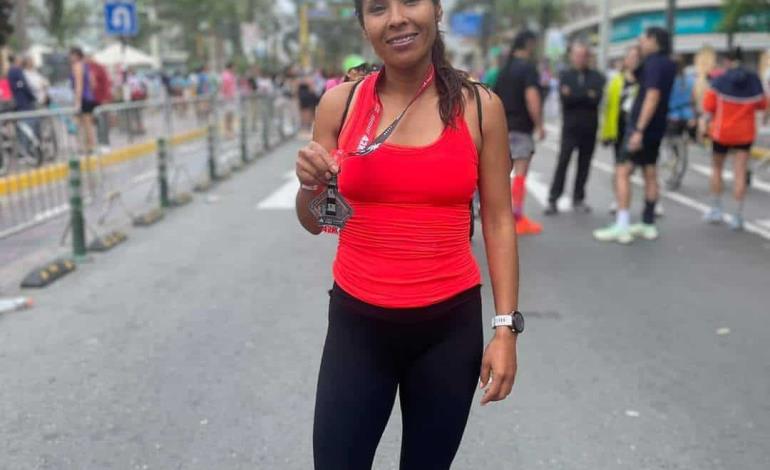 María corrió en Lima Perú