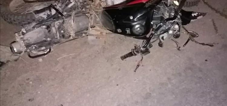 Motociclista se fracturó los brazos en accidente