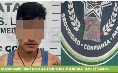 Joven fernandense detenido con "mota"