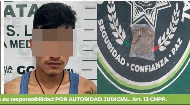 Joven fernandense detenido con "mota"