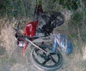 Joven motociclista  protagonizó caída