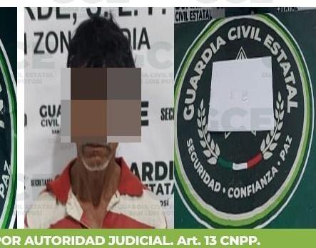 Tipo detenido con dosis de "cristal"