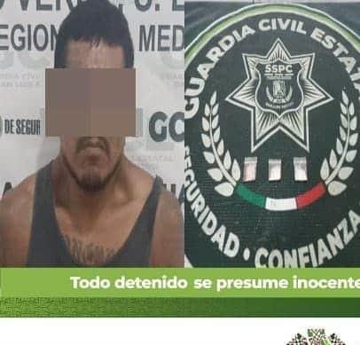 "Pájaro de cuentas" detenido con droga