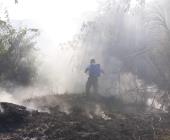 PC y SPM sofocaron incendio en Chiatipan