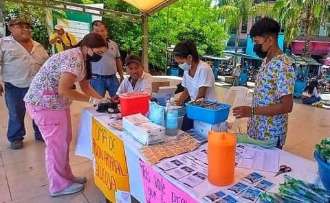 Módulo de hidratación instaló Coord.de Salud
