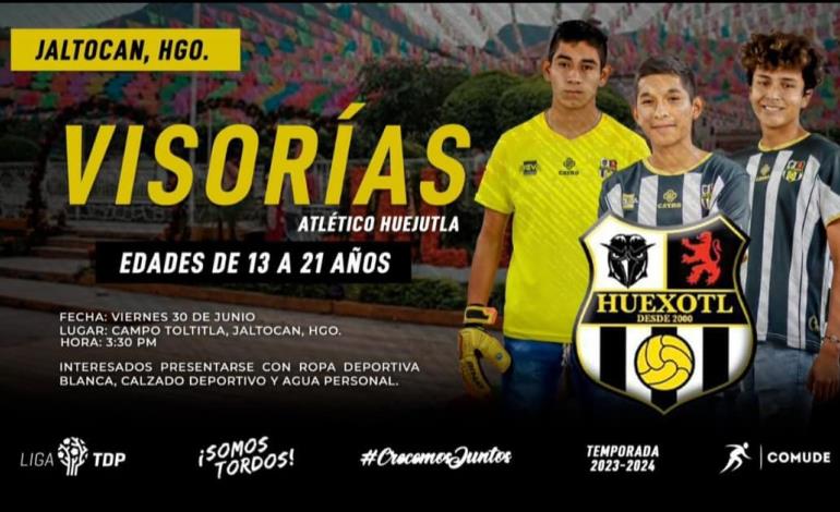 Atlético Huejutla invita a unirse a su equipo
