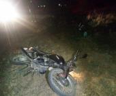 Motociclista sufrió caída