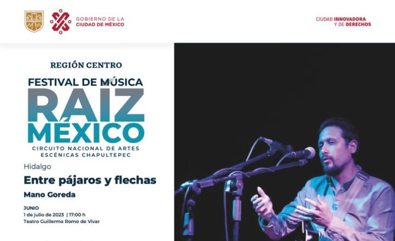 Mano Goredacierra Festival Musical Raíz México en Pachuca