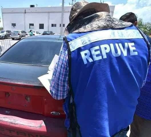 Estafan con trámite  del Repuve en ZM