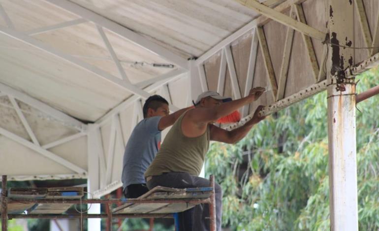 Culminó el mantenimiento a la galera de la Telesecundaria