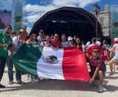 Jóvenes viajaron a un encuentro con el Papa