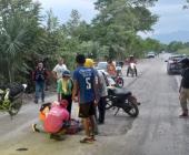 Joven herido en accidente