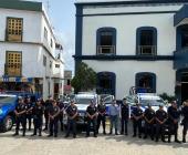 Oscar Bautista entregó unidades nuevas a Seguridad Pública Municipal