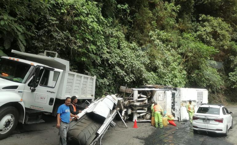 Unidades pesadas las más accidentadas en la Tlanchinol-Zacualtipán