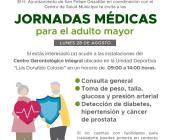 Centro de Salud y Ayuntamiento realizaron jornada medica para los adultos mayores