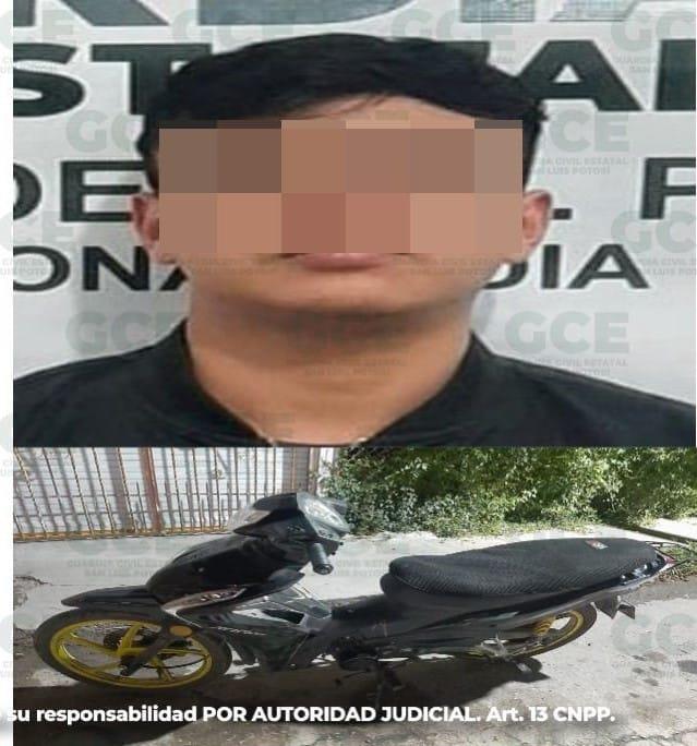 Motociclista encarcelado