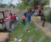 Agricultor falleció al ser aplastado por su tractor 