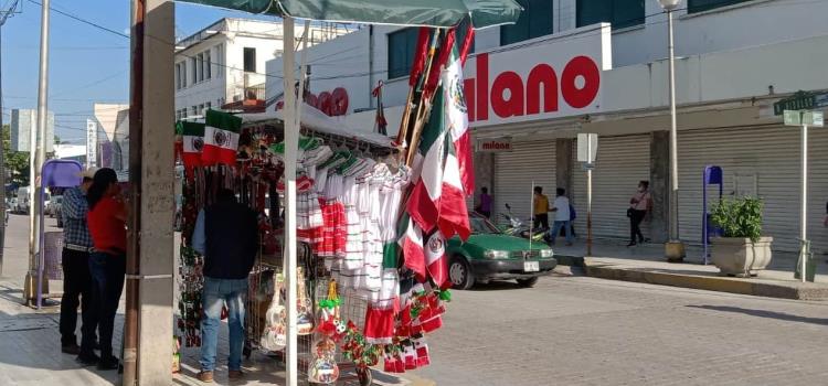 Se pinta tricolor la zona Centro