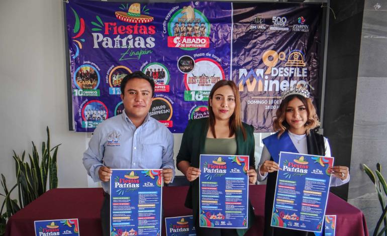 Espera Zimapán más de 50 mil visitantes durante festejos patrios