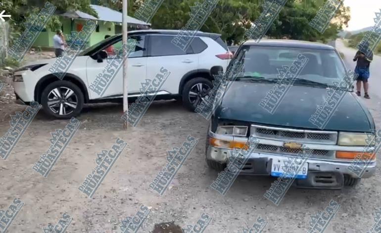 Conductor provocó accidente y huyó en Tantoyuca