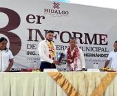 Joel Nochebuena rindió su Tercer Informe de Gobierno